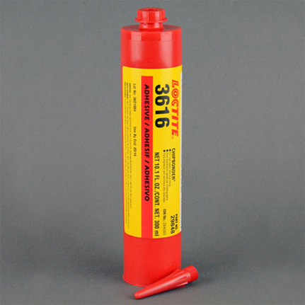 漢高樂泰 Chipbonder 3616環氧膠 紅色 300毫升 卡筒包裝